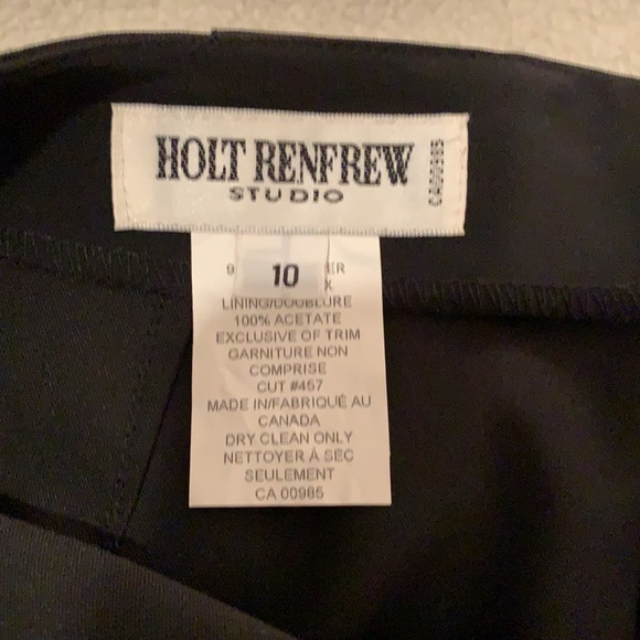 Brand New Holt Renfrew Black Skirt - Picture 3 of 5